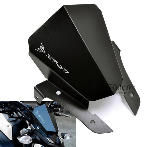 Windshield windscreen for yamaha mt07 13-15 motorcycle aluminum 6061 anodized