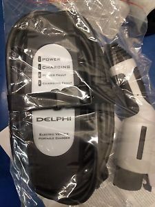 Delphi ev portable charger and emergency pump tire sealent