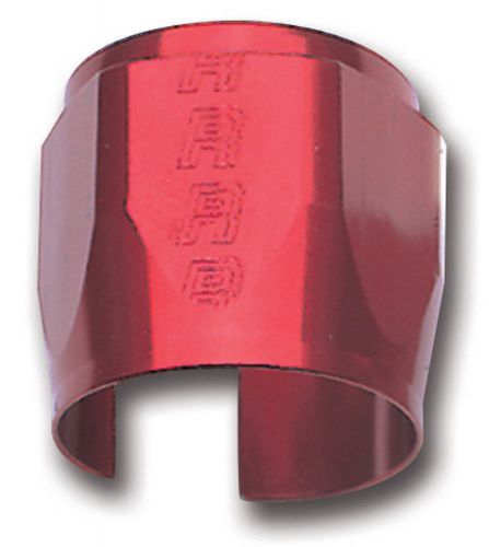 Russell 620260 tube seal hose end red anodize finish  5/16" fuel hose -06an