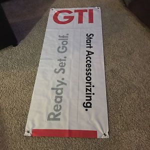 Volkswagen gti vw ready set golf banner