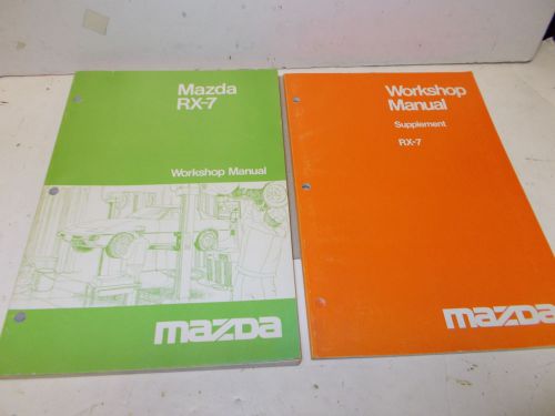 Mazda rx7 workshop manuals 1978-85