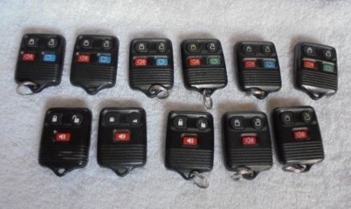 Lot of 11 ford lincoln mercury remote keyless entries