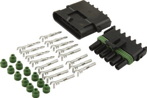 Allstar all76270 6-wire weather pack individual connector kit
