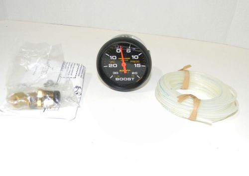 Autometer pro-comp mechanical boost/vacuum gauge 2 5/8&#034; black face p/n 5401 new