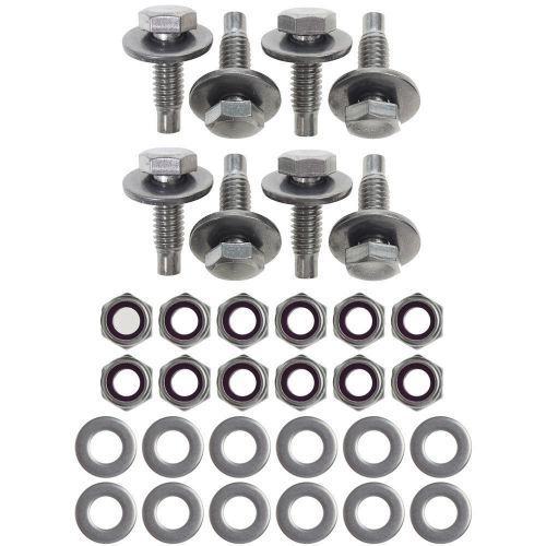 Amk mustang ss shock tower brace hardware 32 pieces 1971-1973