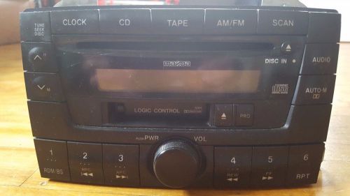 Mazda mpv 2000 2001 audio stereo radio am fm cd tape player unit