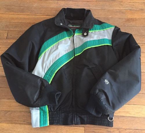 Vintage arctic cat arcticwear jacket racing stripes size women's small