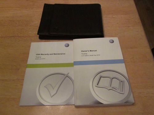 2014 volkswagen touareg owner manual with navigation section oem vw owners