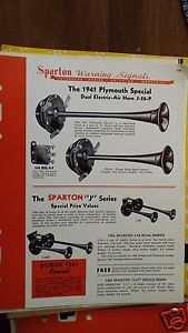 Sparton s-o-s deluxe signals 1930&#039; sales info literature   free postage in usa