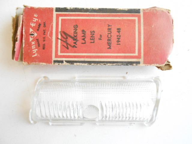 1942 1946 1947 1948 mercury lh parking light lens 