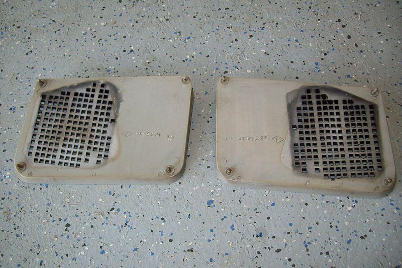 Sell 71 Buick Skylark GS ram air hood scoops VERY NICE ORIGINALS in