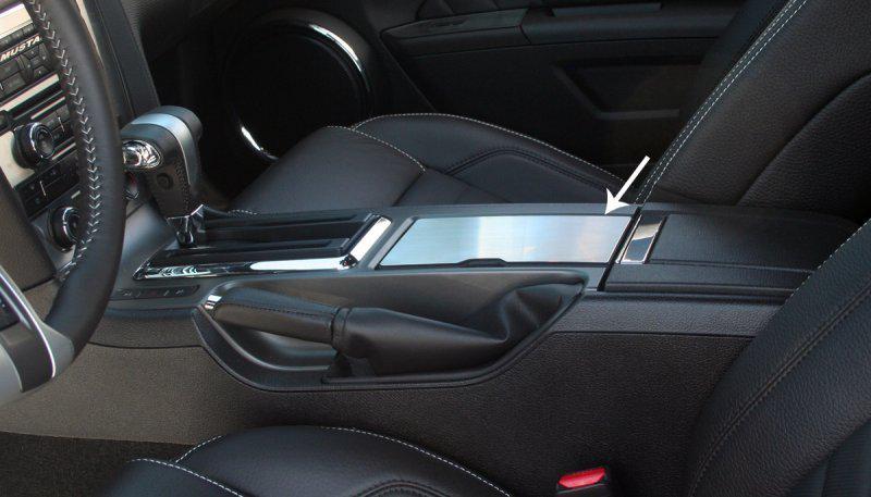 Mustang Center Console Cup Holder Cover Brushed 2010-2013, US $34.87, image 2