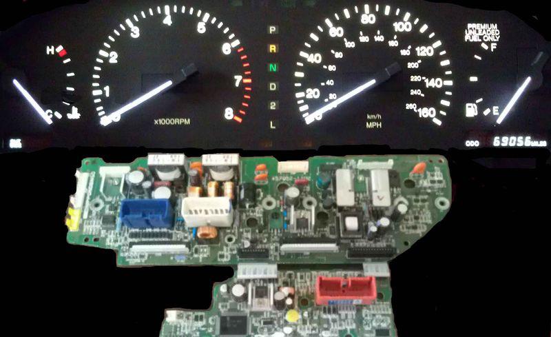 Lexus 93/94 ls400 instrument cluster repair - dash lights
