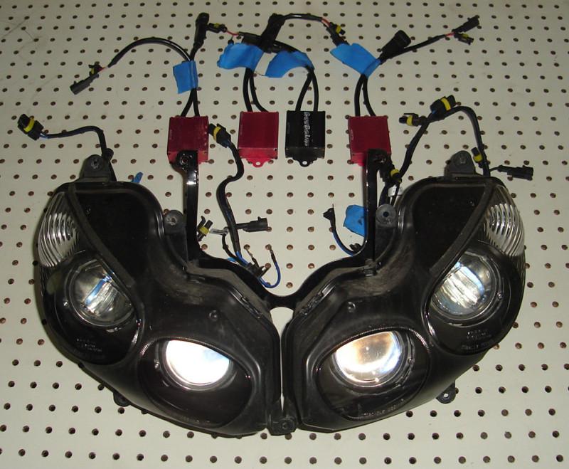 2006-11 Kawasaki ZX14 headlights with HID installed SUPER LOW MILES, US $299.99, image 2