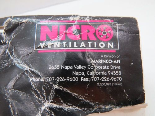 NICRO VENTILATION 3 INCH CLAM SHELL VENTILATOR VENT BOAT SAIL (E3A433C), US $34.99, image 2