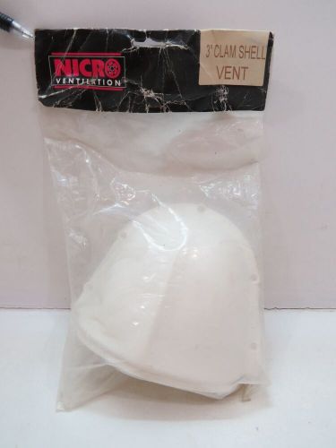 NICRO VENTILATION 3 INCH CLAM SHELL VENTILATOR VENT BOAT SAIL (E3A433C), US $34.99, image 8