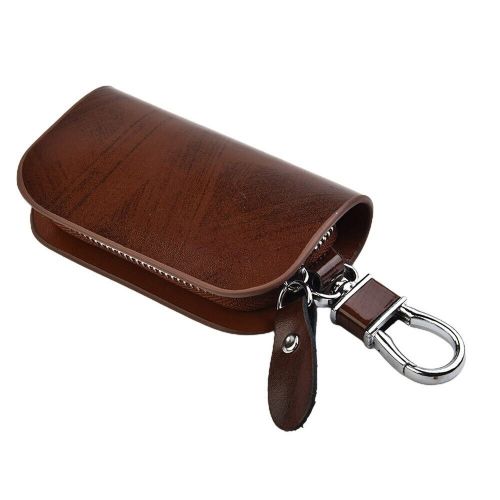 Car Smart Remote Key Case Bag Holder Pouch Keychain Leather Accessories, US $12.14, image 3
