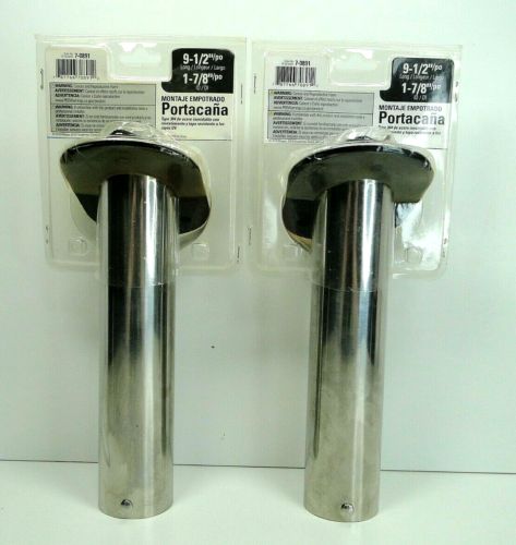 Marpac 7-0891 2X Rod Holder Flush Mount S. Steel Cast Liner Fishing Boat Marine, US $65.66, image 7