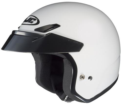 Hjc cs-5n white open-face motorcycle helmet size 2xlarge