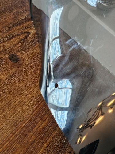 Powermadd by cobra 16 1/2 in. high smoke/black used 05 summit skidoo windshield