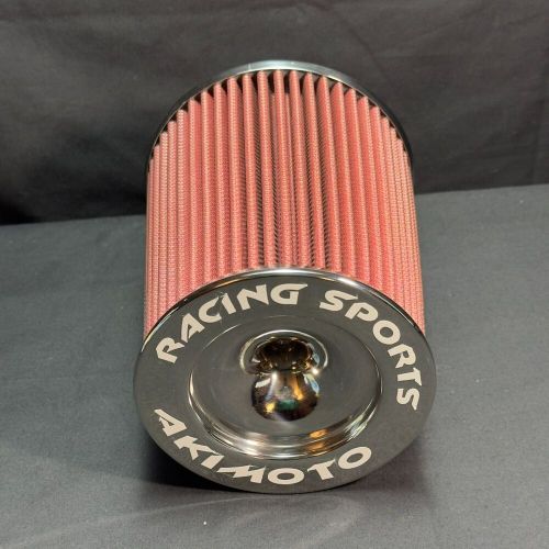 Akimoto racing sports 3.5" intake filter cone high flow performance air filter