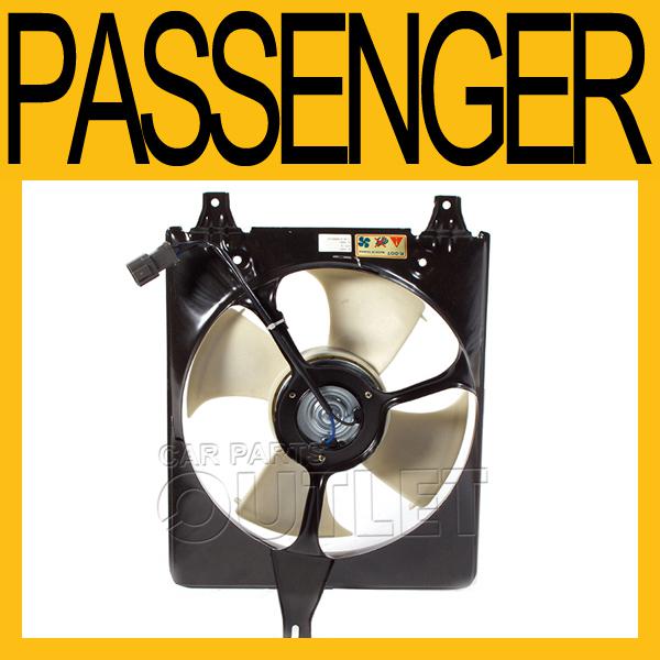 2006-2010 honda civic si condenser fan ho3115129 blade motor shroud shield 2.0l