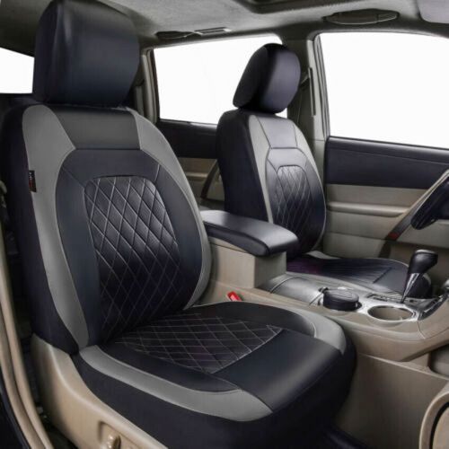 2 Set Breathables PU Leather Protector Cushion Waterproof Car Front Seat Covers, US $2.61, image 5
