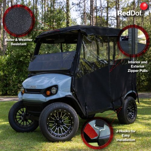 Red Dot Black AllGuard Golf Cart Enclosure for EZGO Liberty 4-Passenger Cart USA, US $899.99, image 3
