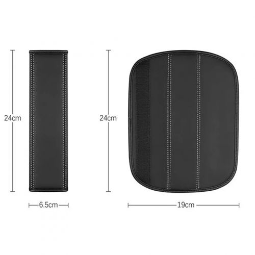 2pcs New Car Seat Belt Genuine Leather Shoulder Guard Cushion For Maserati Brown, US $23.99, image 5