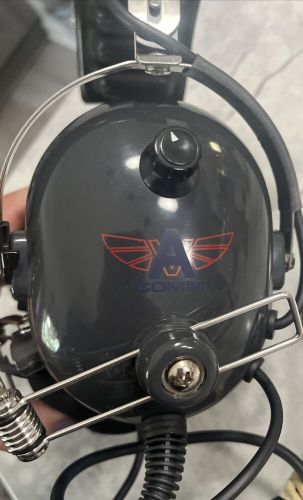 AVCOMM Aviation Communications AC-200 Pilot’s Headset Gently Used, US $37.99, image 2