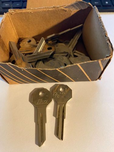 22 key blanks for vintage amc, rambler, hudson, nash 40's 50's 60's h1098nr