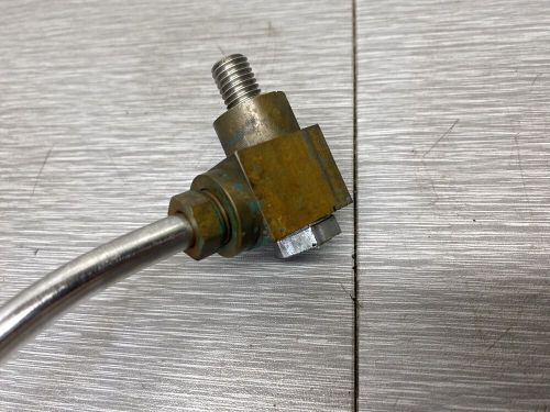 Volvo Penta 4.3 GL Cobra Dip Stick Tube Oil Pan Brass Fitting 3855722 3855723, US $114.00, image 2