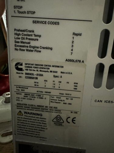 Generator Marine Cumins 7kw, US $9,000.00, image 5