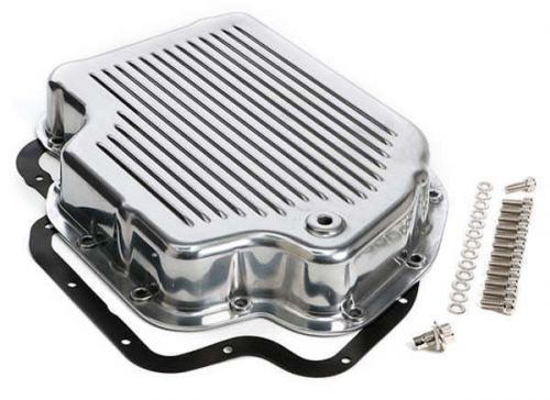 Trans dapt 8897 th400 polished aluminum trans pan w/ bolts
