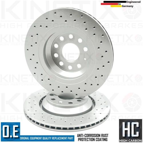 FITS AUDI S3 8Y 2020- DRILLED FRONT REAR BRAKE DISCS BREMBO PADS 340mm 310mm, US $, image 4