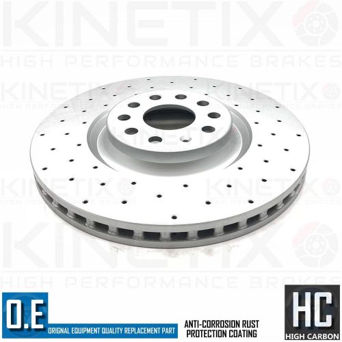 FITS AUDI S3 8Y 2020- DRILLED FRONT REAR BRAKE DISCS BREMBO PADS 340mm 310mm, US $, image 13