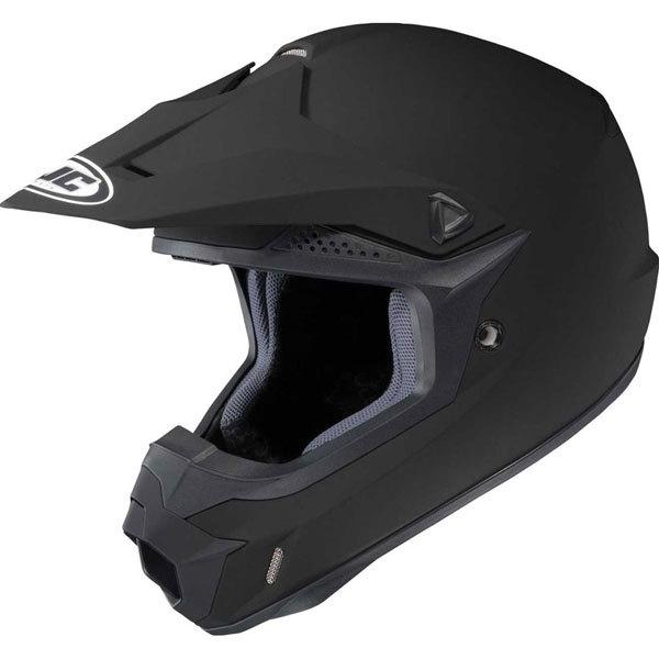 Matte black m hjc cl-x6 off road solid helmet