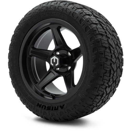 MODZ 14" Drift Matte Black Golf Cart Wheels and Tires 23x10.00-14 Set of 4, US $792.95, image 9