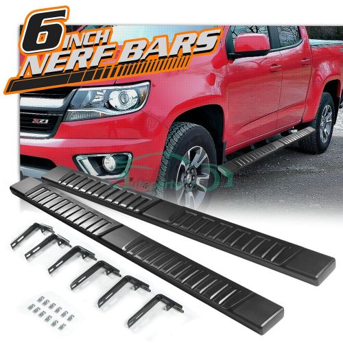 Fits 15-23 Chevy Colorado/Canyon Crew Cab 6" Running Board Side Step Bars, US $114.99, image 23