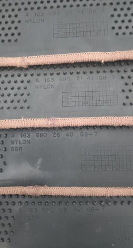 98-05 oem mercedes ml320 ml350 ml430 ml500 w163 tan beigh carpet floor mats set