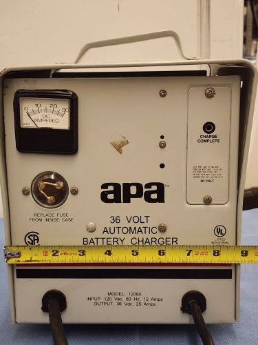 APA - Model 12060 - 36 Volt Forklift Golf Cart Automatic Battery Charger Used, US $199.99, image 10
