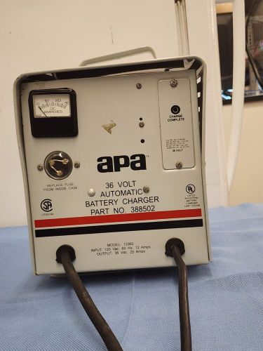 APA - Model 12060 - 36 Volt Forklift Golf Cart Automatic Battery Charger Used, US $199.99, image 11