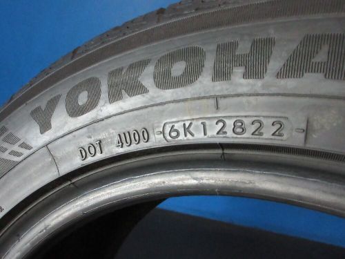 Used yokohama yk-ctx     225 55 18   8-9/32 high tread  no patch  1884d