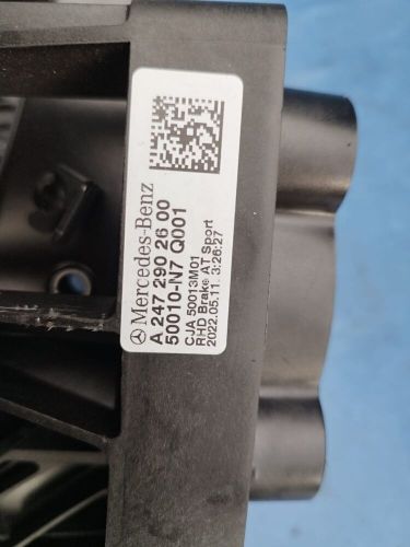 2019-2024 MERCEDES-BENZ A B CLASS CLA automatic BRAKE & GAS PEDAL A2472902600, US $, image 2