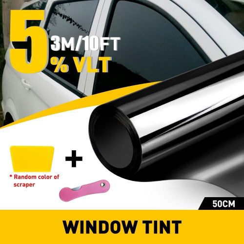 5% 3M Roll Uncut Window Tint Film VLT 20" x 10ft Office Dark Glass Feet Black, US $11.89, image 11