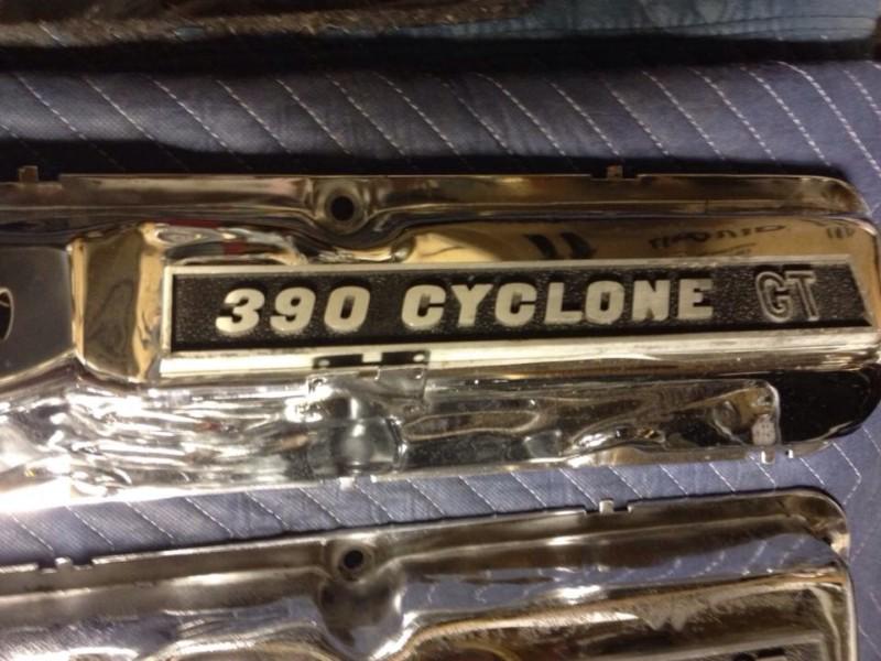 1967 mercury comet cyclone 390 gt s code valve covers rare find 
