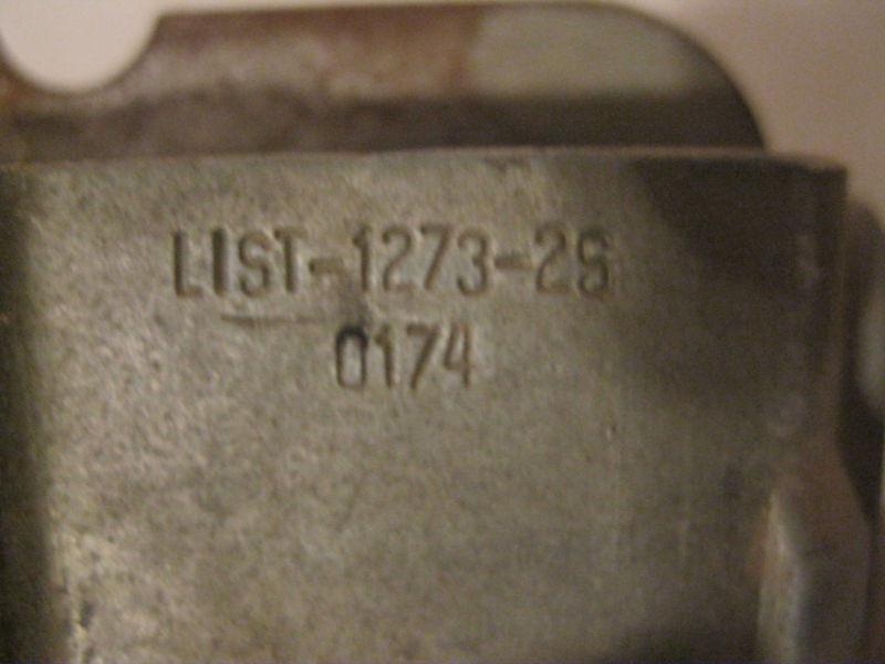 Holley 4 B Carb. List- 1273-2S 0174, US $19.99, image 3