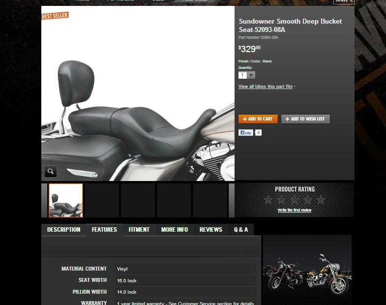 2009 Harley Davidson Smooth deep bucket, US $100.00, image 7