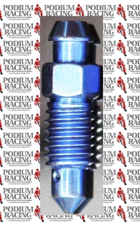 Ducati titanium brembo blue bleed nipple (8 mm small)