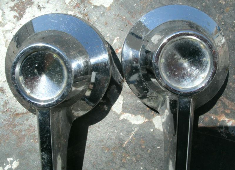 1964 64 65 66 Ford Thunderbird Chrome Quarter Window Cranks Handles Pair OEM , US $14.99, image 4